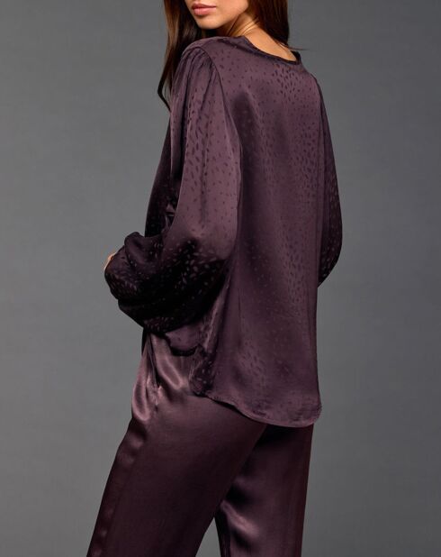 Blouse Enzo raisin