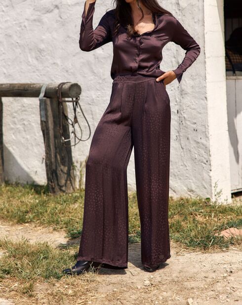 Pantalon Willy raisin