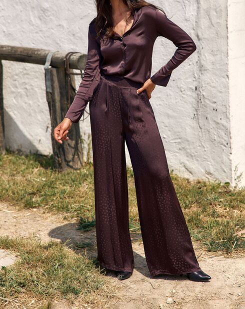 Pantalon Willy raisin