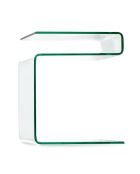 Table basse/de chevet Magazine transparente - 40x48x38 cm