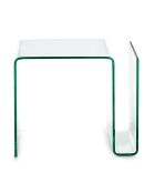Table basse/de chevet Magazine transparente - 40x48x38 cm