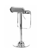 Tabouret de bar Snappy gris - 67/87x35.5x44 cm