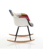 Fauteuil à bascule New Kaleidos-B multicolore - 80x63x68 cm
