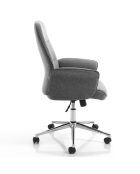Fauteuil de bureau Dony High gris - 102/110x62x68 cm