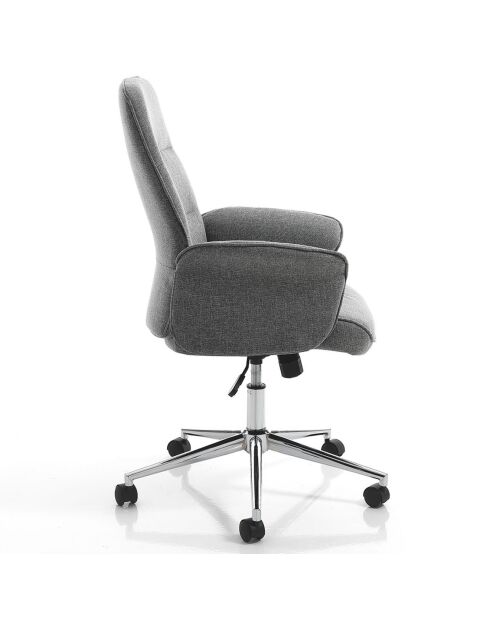 Fauteuil de bureau Dony High gris - 102/110x62x68 cm