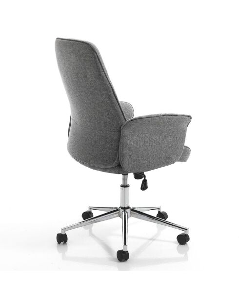 Fauteuil de bureau Dony High gris - 102/110x62x68 cm