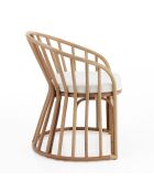 Fauteuil Durga en rotin rotin - 70x 60x85 cm