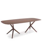 Table Copenaghen noyer - 75x100x240 cm