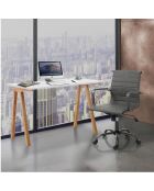 Bureau informatique Mak blanc - 76x120x60 cm