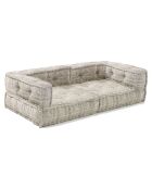 Canapé 2 places Yara beige - 160x80x40 cm