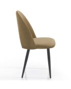 4 Chaises Nail Nocciola noisette/noir - 87x48x54 cm