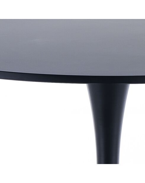 Table ronde Kyoto 120 noire - 74xØ.120 cm