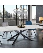 4 Chaises Toffee Colors gris/rose/noir/bleu - 87x44x56