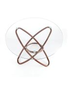 Table Hula Hoop Wood noyer - 76xØ 110 cm