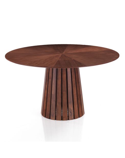 Table ronde Volga Noyer noyer - 75xØ.137 cm