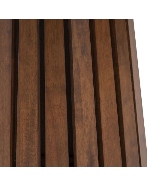 Table ovale Volga Walnut noyer - 75x110x190 cm
