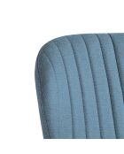4 Chaises Handy bleu/noir - 86x51x56 cm