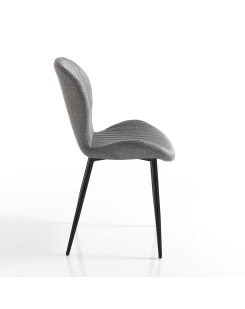 4 Chaises Handy grises - 86x51x56 cm