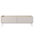 Meuble TV 2 portes Malena beige - 50.2x153x38 cm