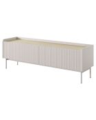 Meuble TV 2 portes Malena beige - 50.2x153x38 cm