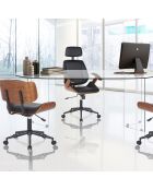 Table/Bureau Kaya Oval 180 transparente - H78xL180xP90 cm
