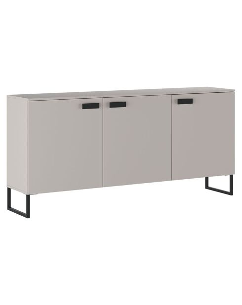 Buffet 3 portes Thessa beige - 90x184x40 cm