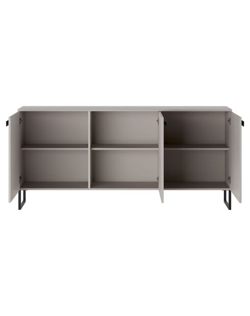 Buffet 3 portes Thessa beige - 90x184x40 cm