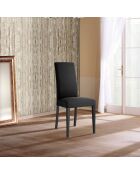 2 Chaises Lella Tissu anthracite - 100x46x45 cm