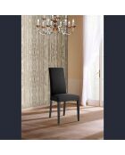 2 Chaises Lella Tissu anthracite - 100x46x45 cm
