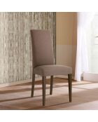 2 Chaises Lella Tissu latte - 100x46x45 cm