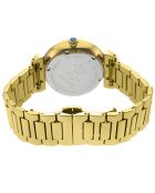 Montre Quartz Femme Berletta en Acier & Diamants dorée