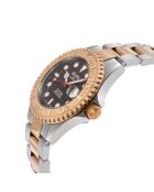 Montre Automatique Homme Wall Street en Acier argenté/rose doré