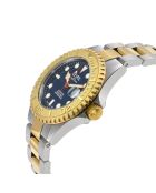 Montre Automatique Homme Wall Street en Acier argenté/doré