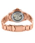 Montre Automatique Homme Wall Street en Acier rose doré