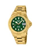 Montre Automatique Homme Wall Street en Acier dorée
