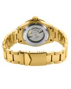 Montre Automatique Homme Wall Street en Acier dorée