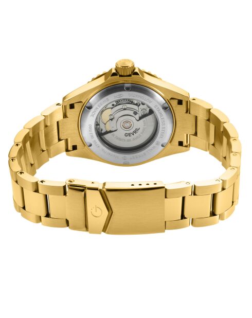 Montre Automatique Homme Wall Street en Acier dorée