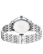 Montre Quartz Femme Marsala Tortoise en Acier & Diamants 0.063 ct argentée