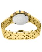 Montre Quartz Femme Milan en Acier & Diamants dorée