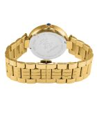Montre Quartz Femme Matera en Acier & Diamants 0.04 ct dorée