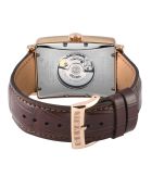 Montre Automatique Homme Avenue of Americas en Cuir marron