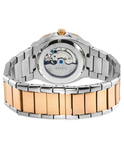 Montre Automatique Homme Potente en Acier argenté/rose doré