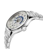 Montre Quartz Homme Giromondo en Acier argentée