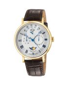 Montre Quartz Homme Maestro en Cuir marron