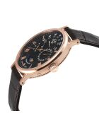 Montre Quartz Homme Maestro en Cuir marron