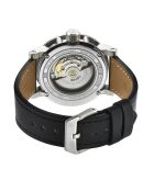 Montre Automatique Homme Flat Ironv en Cuir noire