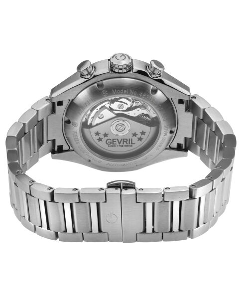 Montre Chronographe Automatique Homme Ascari en Acier argentée