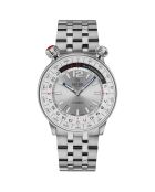 Montre Automatique Homme Wallabout en Acier argentée