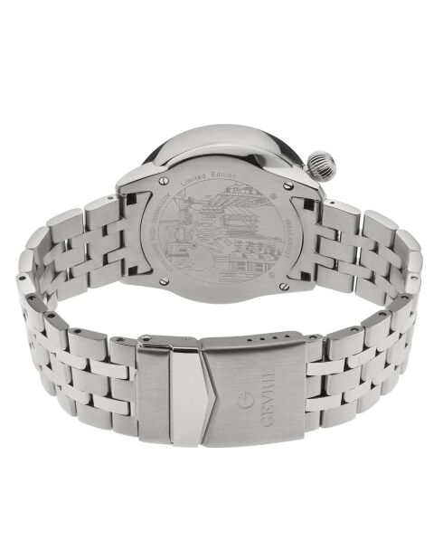 Montre Automatique Homme Wallabout en Acier argentée