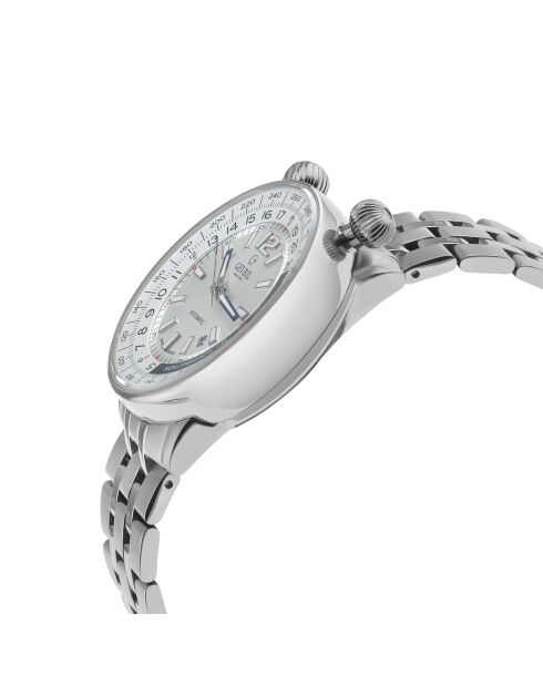 Montre Automatique Homme Wallabout en Acier argentée